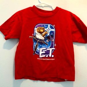 ET Kids Shirt Universal Studios Red Size 5/6